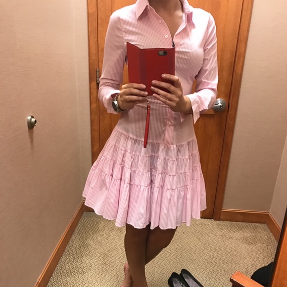 Gianni bini pink/white striped dress - Picture 7 of 7